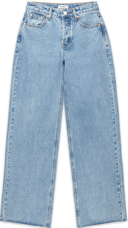low rise baggy jeans flat lay -vintage wash